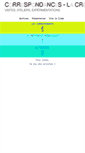 Mobile Screenshot of correspondances-lacriee.fr